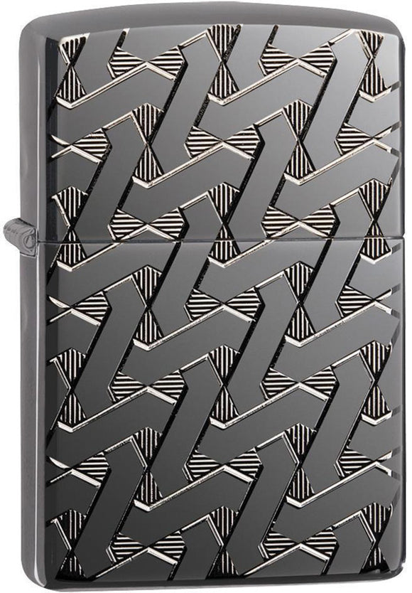 Zippo Armor Geometric Weave Lighter 14415