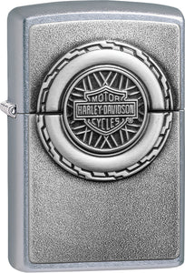 Zippo Harley Davidson Design Street Chrome Windproof Lighter 14490