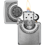 Zippo Harley Davidson Design Street Chrome Windproof Lighter 14490