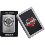 Zippo Harley Davidson Design Street Chrome Windproof Lighter 14490