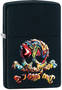 Zippo Multi Color Skull Lighter 14624