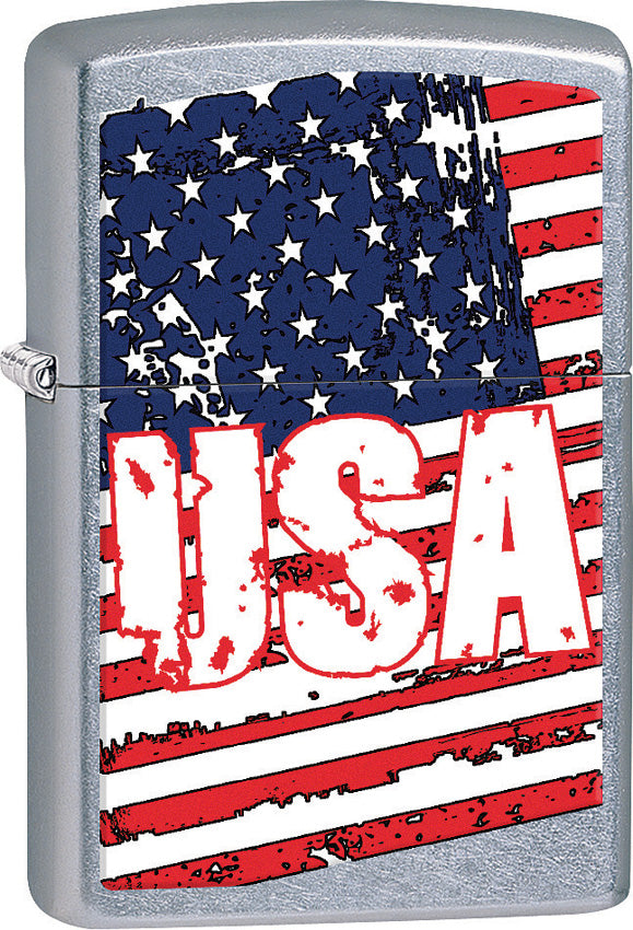Zippo Lighter United States Of America Flag Design Made In The USA 15230