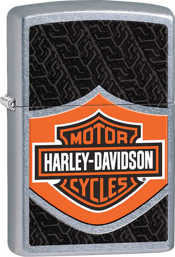 Zippo Lighter Motor Harley Davidson Cycles Design Made In The USA 15253