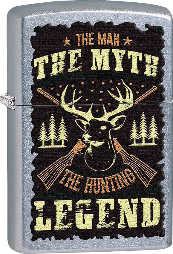 Zippo Lighter The Man The Myth The Hunting Legend Design Made In The USA 15258
