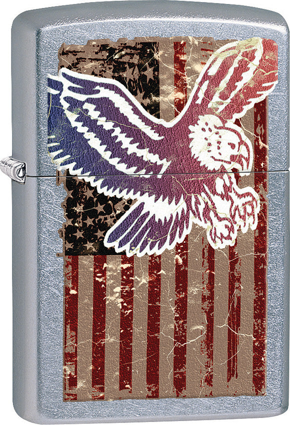 Zippo Lighter United States Of America Flag/Eagle Design Made In The USA 15289