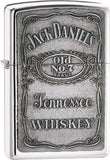 Zippo Jack Daniels Pewter Emblem Lighter 16427