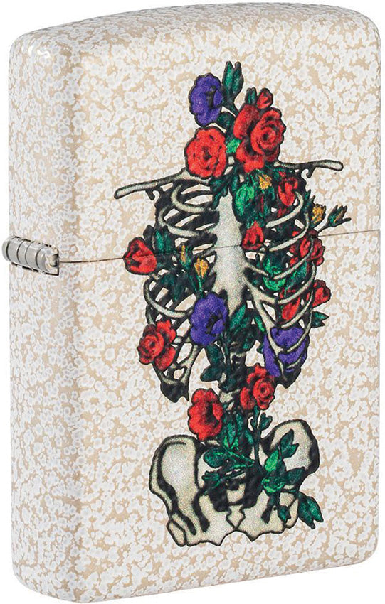 Zippo Floral Skeleton Lighter 16608