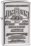 Zippo Lighter Jim Beam Pewter Emblem Windproof USA 16928