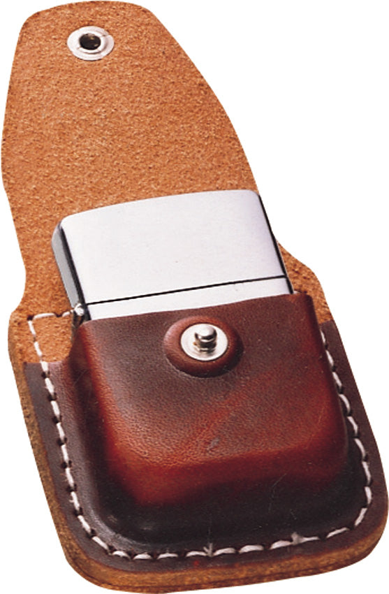 Zippo Lighter Brown Leather Carrying Pouch Sheath 17020