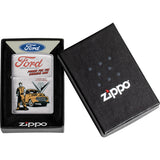Zippo Ford Working Man Brushed Chrome Windproof Lighter 17281