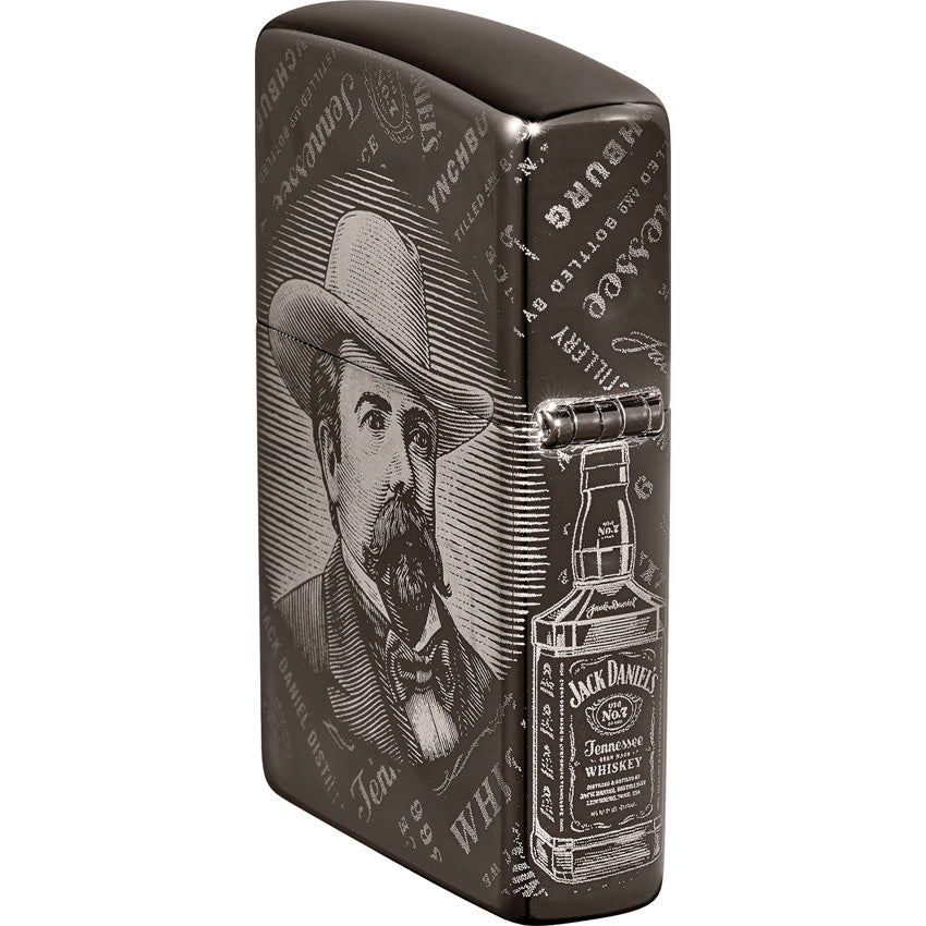Zippo Jack Daniels Design Black Ice Water Resistant Vintage