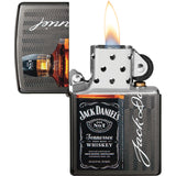 Zippo Jack Daniel's Design Gray Windproof Lighter 17329