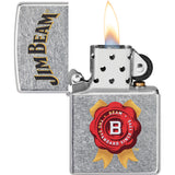 Zippo Jim Beam Design Chrome Windproof Lighter 17348