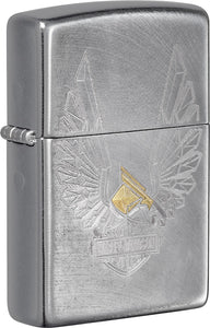 Zippo Harley Davidson Design Chrome Arch Windproof Lighter 20100