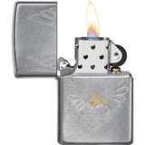 Zippo Harley Davidson Design Chrome Arch Windproof Lighter 20100