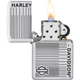 Zippo Harley Davidson Design White Matte Windproof Lighter 20101