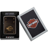 Zippo Harley Davidson Logo Design Brown Windproof Lighter 20102