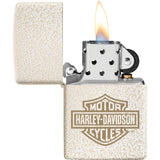 Zippo Harley Davidson Logo Design Mercury Glass Windproof Lighter 20103