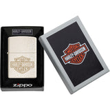 Zippo Harley Davidson Logo Design Mercury Glass Windproof Lighter 20103