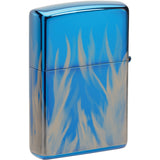 Zippo Harley Davidson Fire Design Blue/White High Polished Water Resistant Lighter 20105