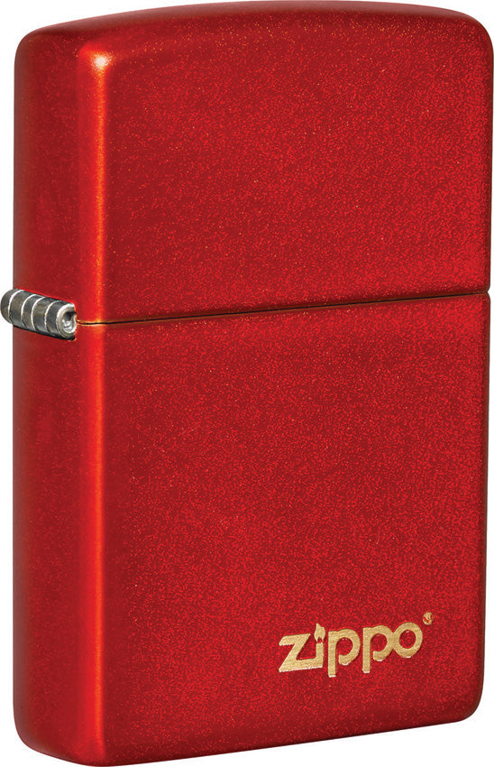 Zippo Classic Metallic Red Logo 2.25