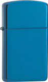 Zippo Slim High Polish Blue Windproof Lighter 20494