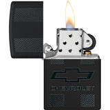 Zippo Chevrolet Design Black Matte Windproof Lighter 23385