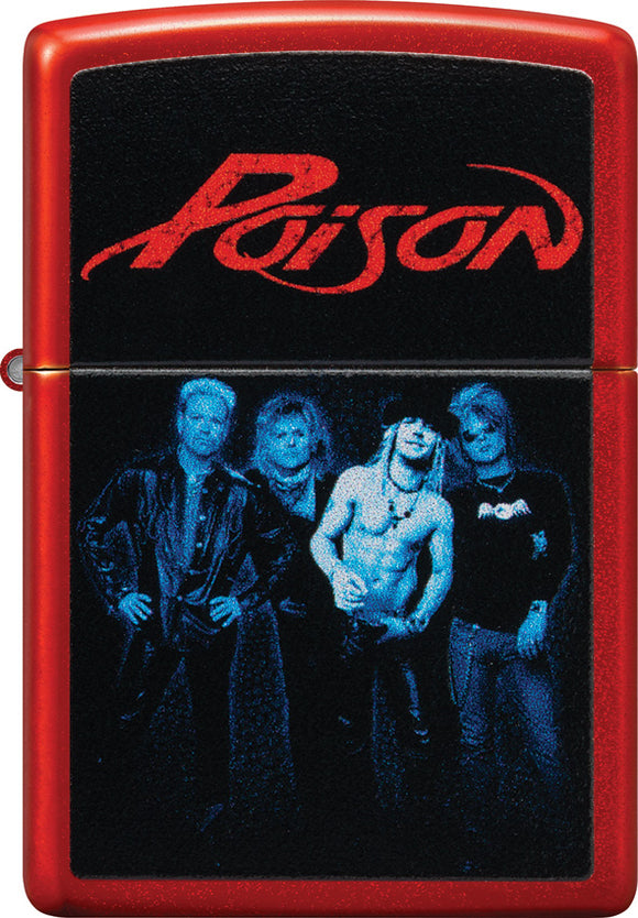 Zippo Poison Metallic Red Windproof Lighter 23786