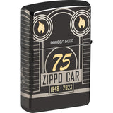 Zippo Zippo Car 75th Anniversary Black Ice Collectible Of The Year Pocket Lighter 24463
