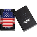 Zippo Stars And Stripes 540 Colored Windproof Pocket Lighter 24547