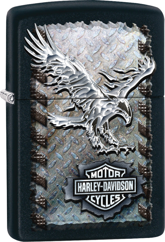 Zippo Lighter Harley-Davidson Iron Eagle Windproof USA New 28485