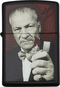 Zippo Mr. Blaisdell Black Matte Windproof Lighter 32205