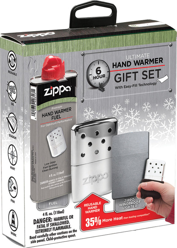 Zippo Hand Warmer 6hr Gift Set ORMD 40351