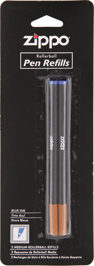 Zippo Ink Pen Refill 2-Pack Blue 41125