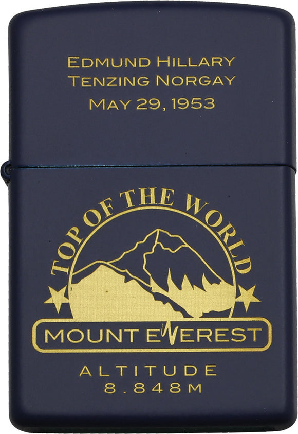 Zippo Mt Everest Black Matte Windproof Lighter 44671