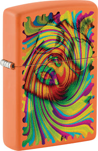 Zippo Sunglass Woman Design Orange Stainless Water Resistant Lighter 53206
