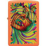 Zippo Sunglass Woman Design Orange Stainless Water Resistant Lighter 53206