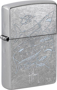 Zippo Guy Harvey Design Street Chrome Windproof Lighter 53223