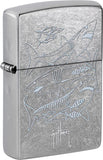 Zippo Guy Harvey Design Street Chrome Windproof Lighter 53223