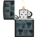 Zippo Harley Davidson Engine Design Black Matte Windproof Lighter 53229