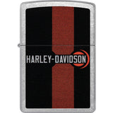 Zippo Harley Davidson Design Red/Black Street Chrome Water Resistant Lighter 53233