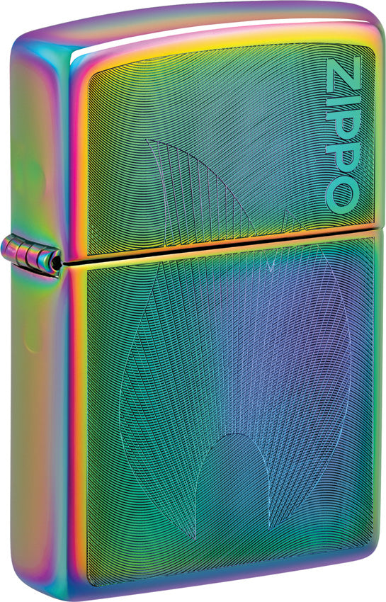 Zippo Dimensional Flame Design Iridescent Waterproof Lighter 53241