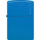 Zippo Classic Sky Blue Logo Windproof Lighter 53477