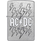 Zippo AC/DC Rock Band Design Street Chrome Windproof Lighter 53541