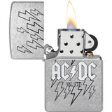 Zippo AC/DC Rock Band Design Street Chrome Windproof Lighter 53541