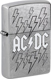 Zippo AC/DC Rock Band Design Street Chrome Windproof Lighter 53541