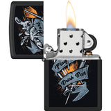 Zippo Darts Design Black Matte Windproof Pocket Lighter 53567