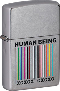 Zippo Human Being Multi-Color Street Chrome Windproof Lighter 70418