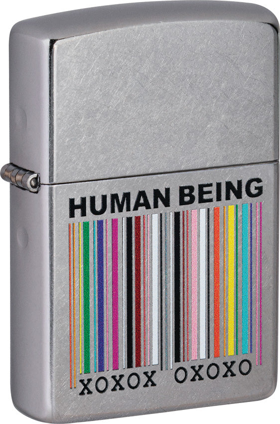 Zippo Human Being Multi-Color Street Chrome Windproof Lighter 70418