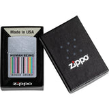 Zippo Human Being Multi-Color Street Chrome Windproof Lighter 70418